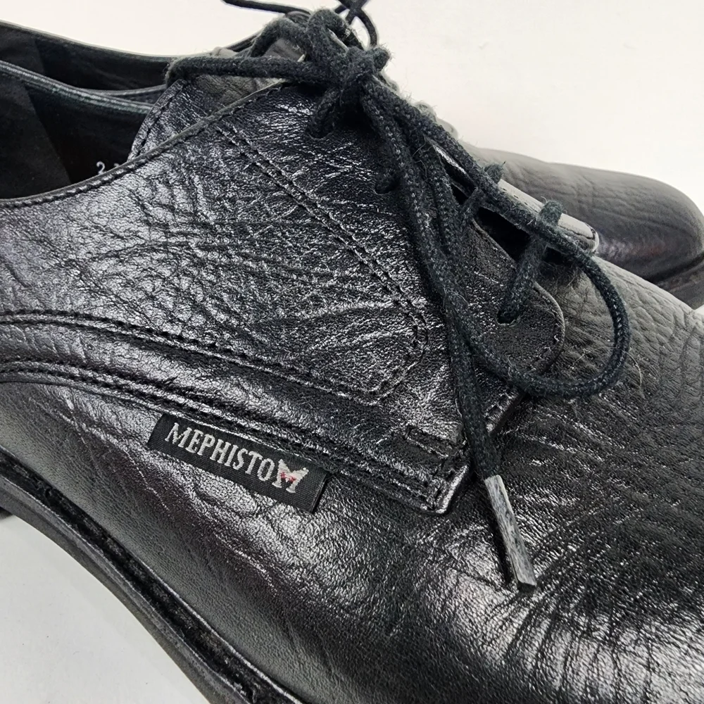 Mephisto Classic Black Leather, Size 12 READ